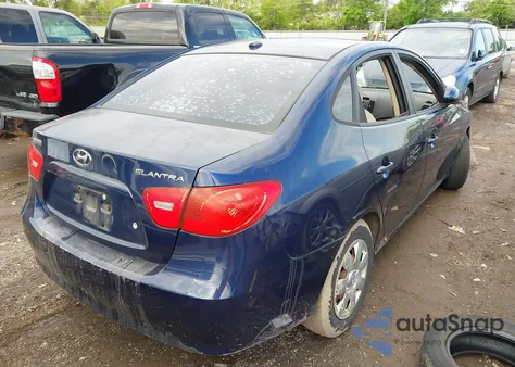 2009 Hyundai Elantra Gls from USA, damaged, VIN KMHDU46D09U622851